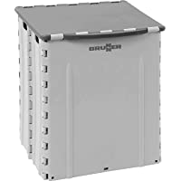 Brunner FRA430092 - Papelera de Plástico con Estructura Plegable- Gris